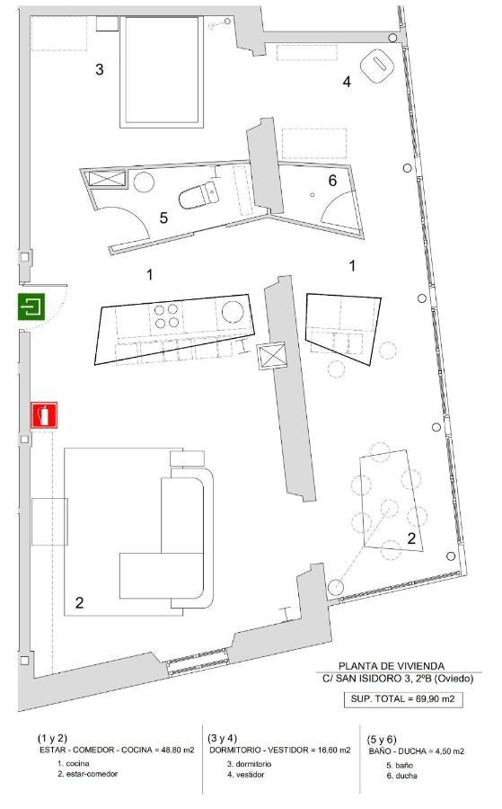 Loft-Atelier En Oviedo Apartment Exterior photo